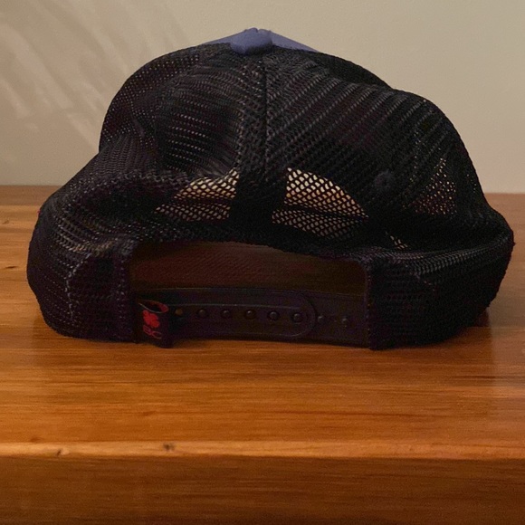 Black Clover golf bag patch trucker hat snapback blue - Picture 4 of 4